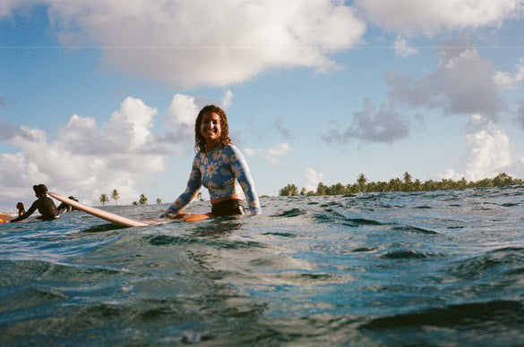 Rash guard cropped - Ocean Daisy