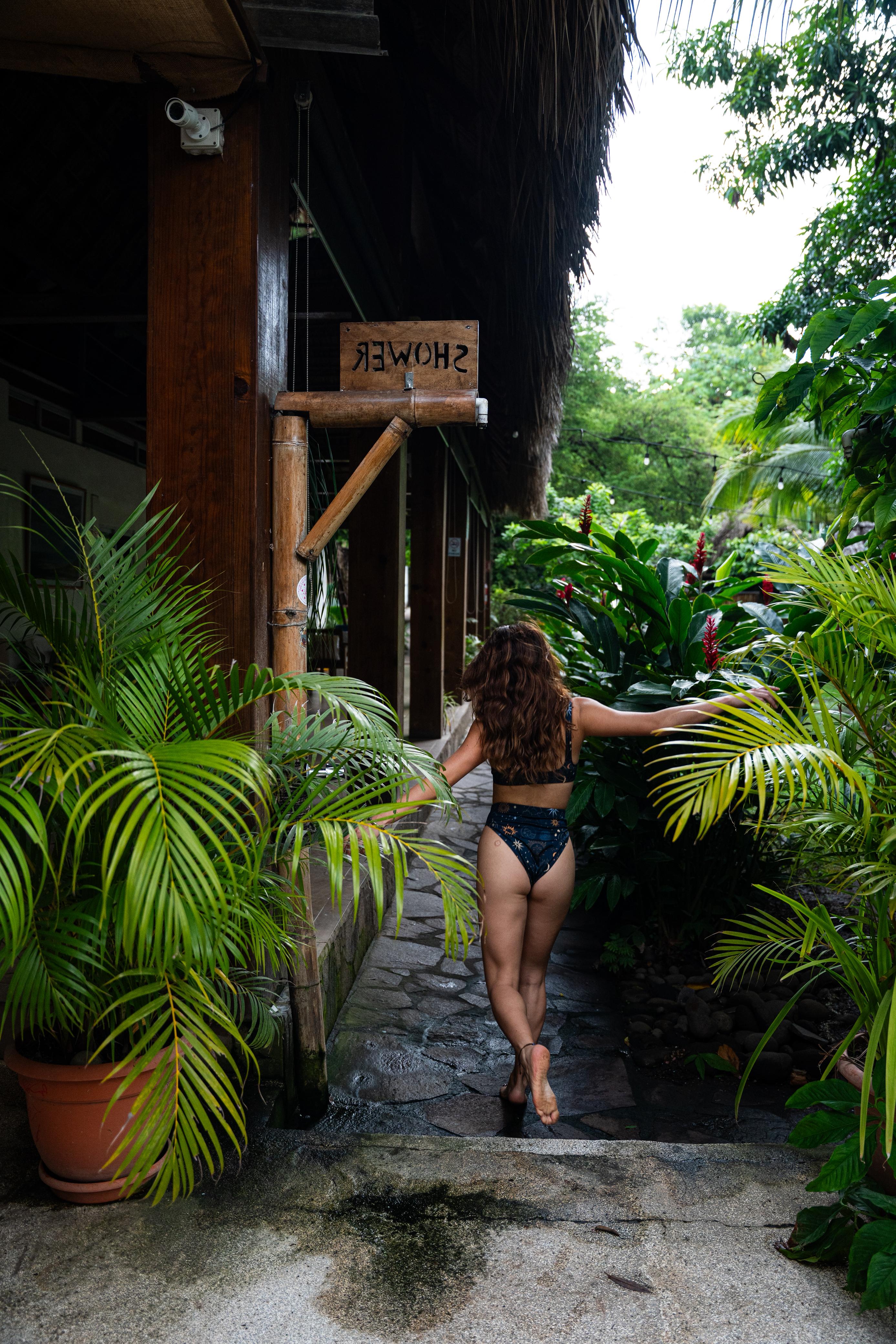 High-waist surf bikini bottom - La Luna